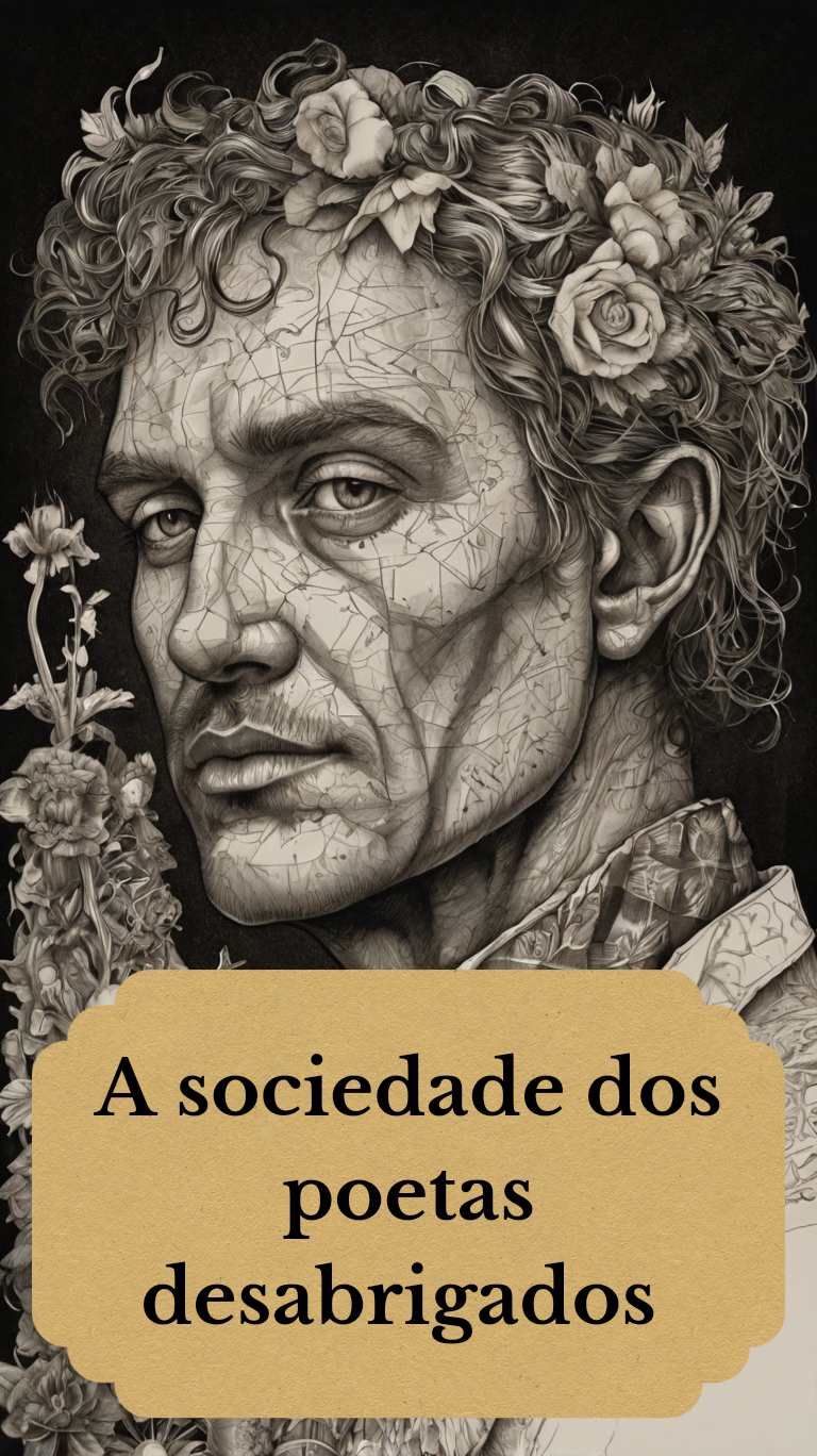 Capa de A sociedade dos poetas desabrigados 